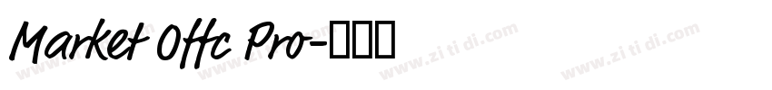 Market Offc Pro字体转换